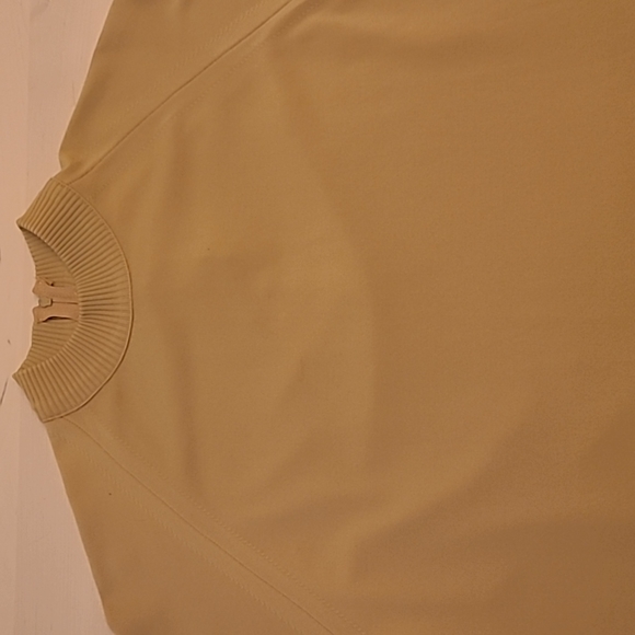 EUC VTG 70s Lady Booth Bay Khaki Mockneck Short Sleeved Shirt - Picture 3 of 13